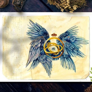 Seraphim Art Print, Angel Poster