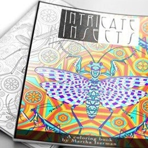 Intricate Insects Adult Coloring Book Download