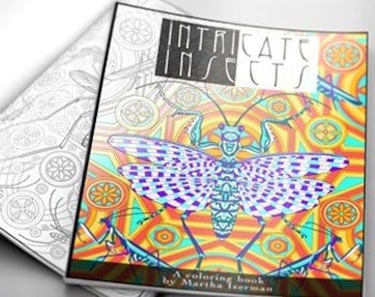 Intricate Insects Adult Coloring Book Download
