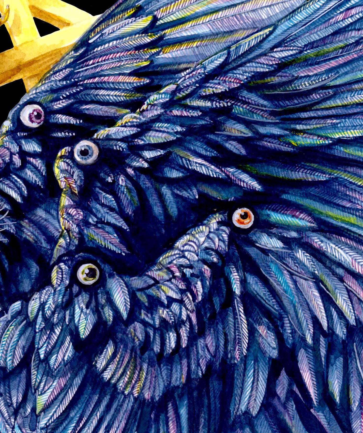 Seraphim Art Print, Angel Poster - Etsy