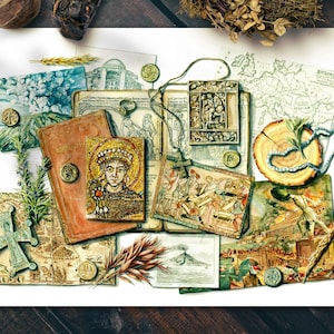 Medieval History Art Print, Year 536 AD Poster