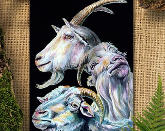 Three Goats Poster