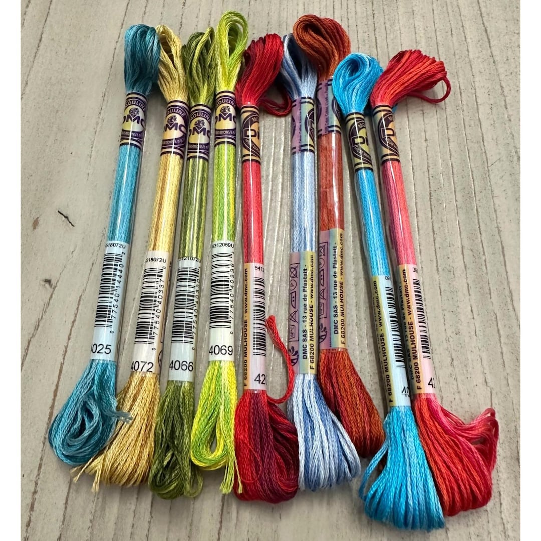 DMC Mouline Color Variations Embroidery Floss Set of 9 Skeins - Etsy