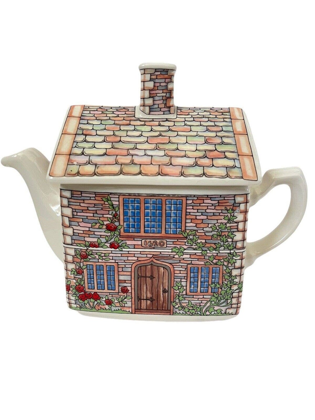 Vintage Sadler English Country Houses Teapot 17th Century Cottage