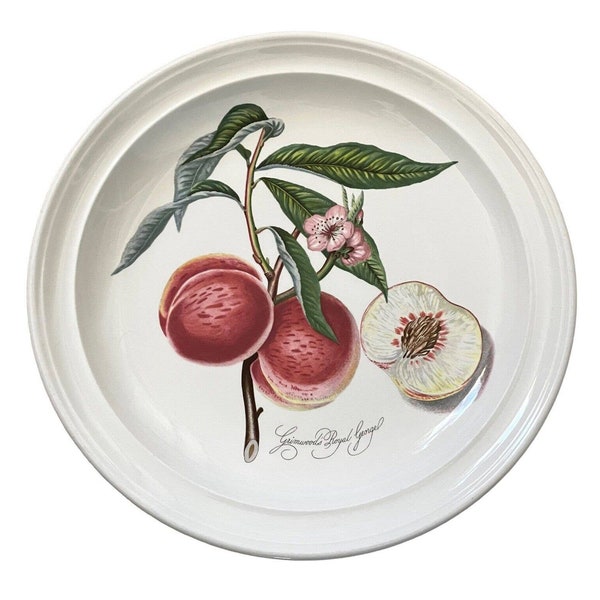Vintage Portmeirion Pomona Grimwoods Royal George Peach 10.5” Dinner Plate