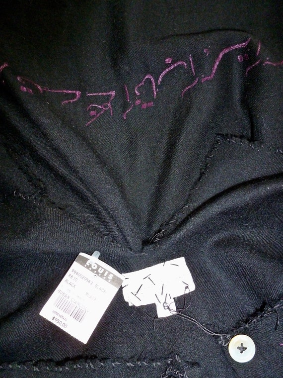 1990s Susan Cianciolo Painted Peplum Jacket: Avan… - image 9