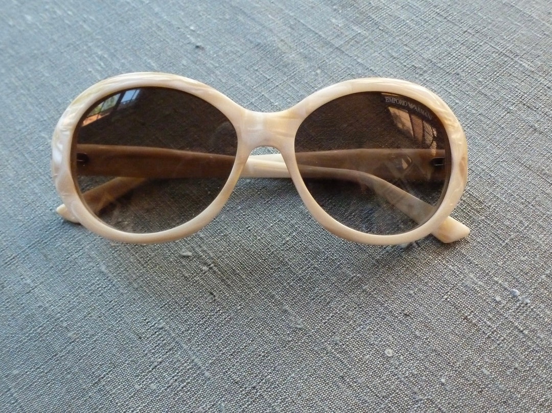 cq EMPORIO ARMANI メンズ サングラス Emporio Armani 9722 Sunglasses White Tortoiseshell Frames
