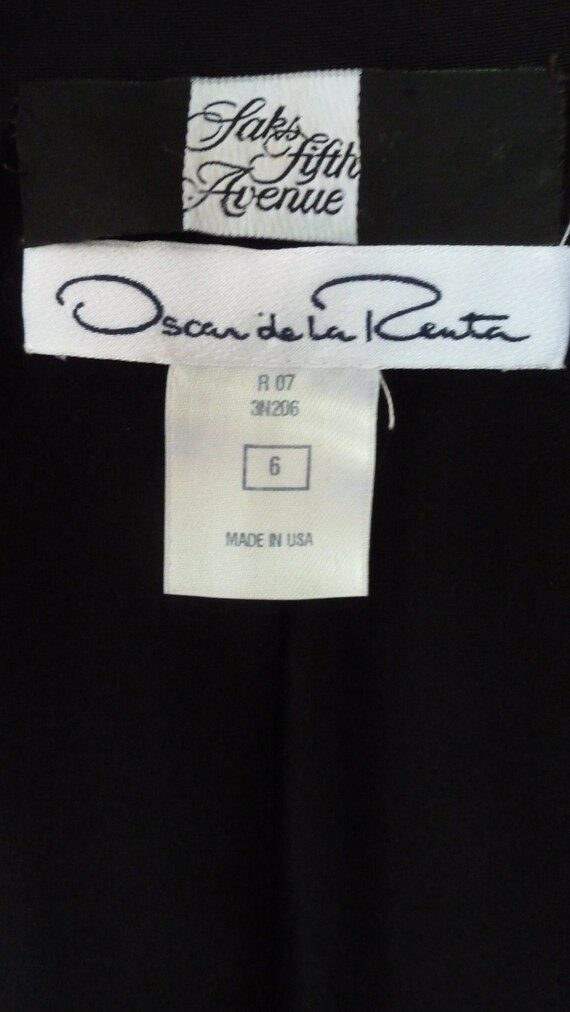 1970s Oscar de la Renta Silk Cocktail Suit Saks F… - image 9