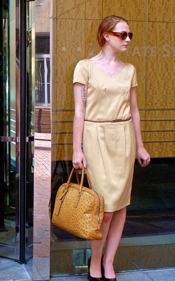 NEW Karl Lagerfeld Suit Silk Dropped Waist Dress … - image 6