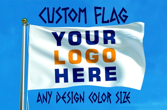Custom Flag Maker Custom Flags Dealership Flags Sports Etsy