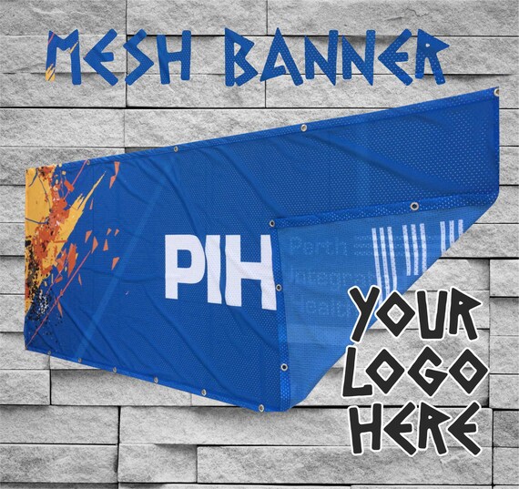Custom Flag Custom Flags Mesh Banners School Banners Etsy