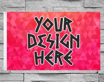 Custom Art Flag: Personalized Photo, Logo, or Design - Polyester 3x5