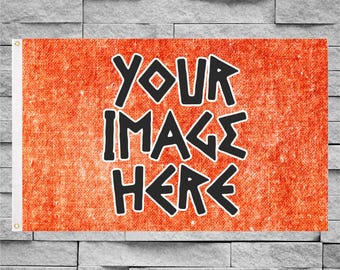 Custom Polyester Flag: Personalized Banner, Party Decor
