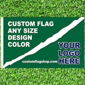 Custom Art Flag: Personalized Photo, Logo, or Design - Polyester 3x5