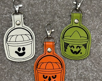 Halloween Bucket key clips