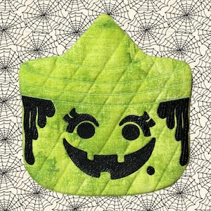 Halloween Bucket Hot Pads Witch