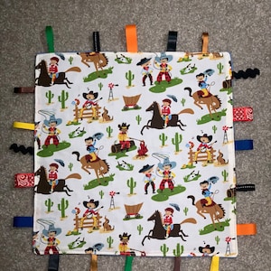 Western Ribbon Tag Blanket