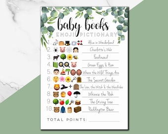 MM1 Baby Shower Instant Download Printable Baby Shower Game Mouse Baby Shower Baby Books Books For Baby Baby Shower Game