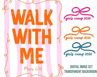Walk With Me Digital Design - LDS Young Women 2026 girls camp