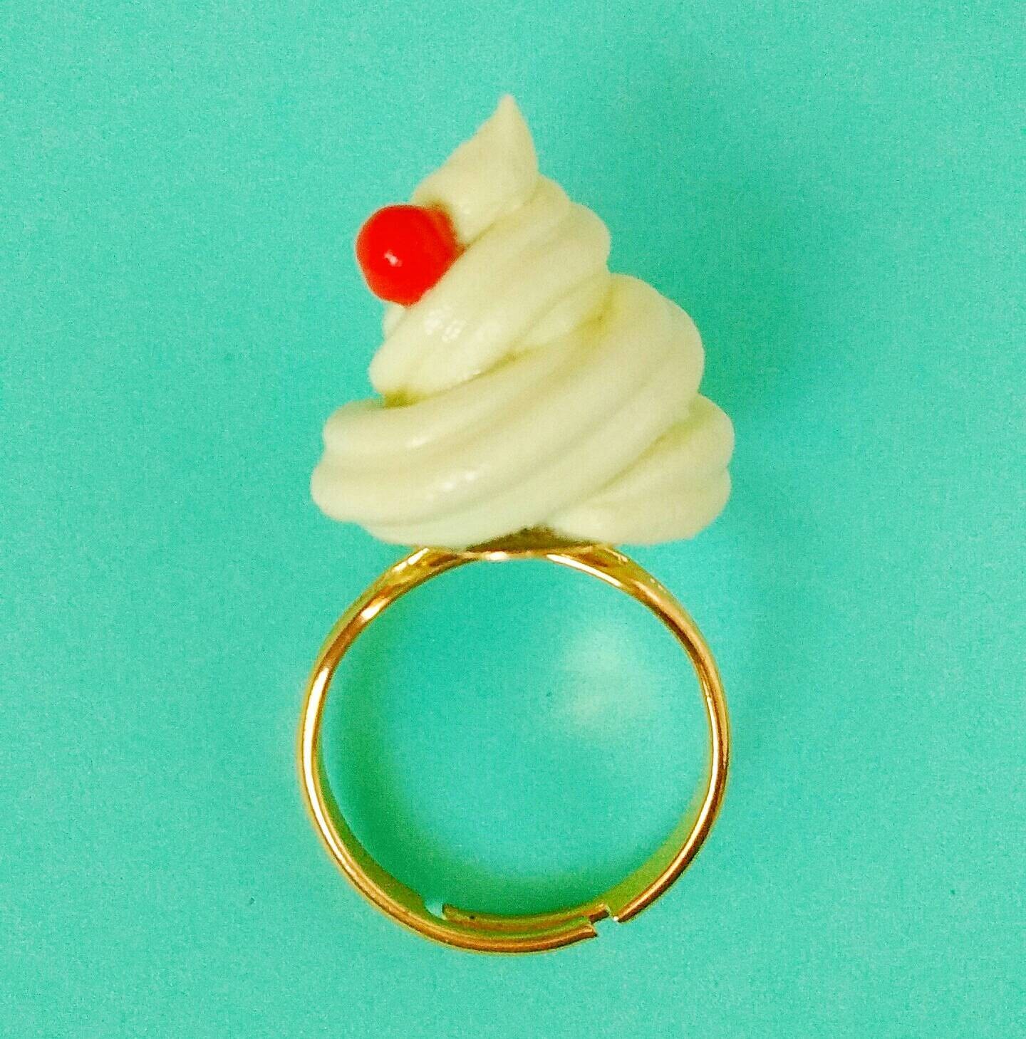 Pineapple Dole Whip Ring Handmade Polymer Clay Mini Food Etsy