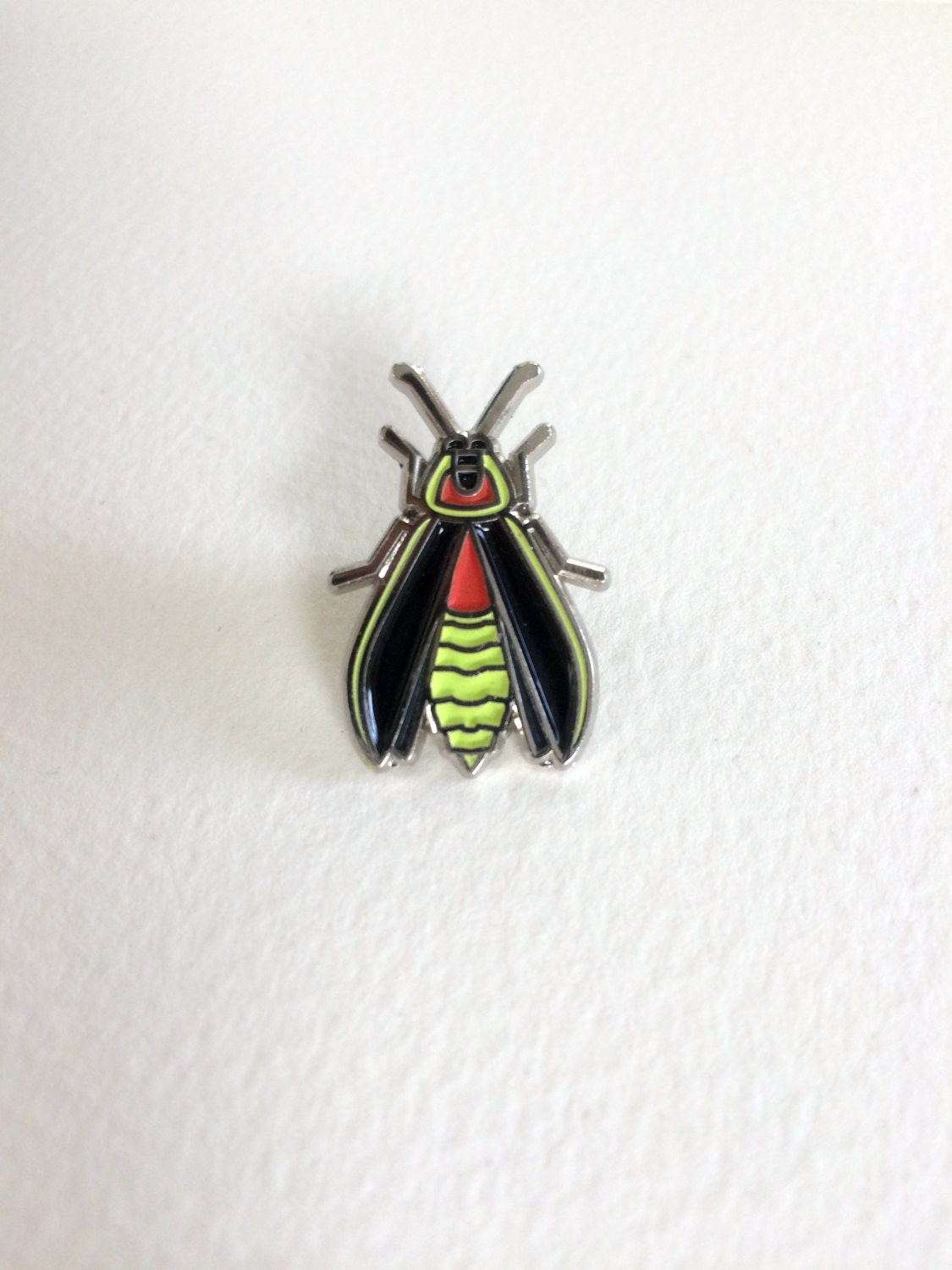 Glow in the Dark Firefly Enamel Pin. Lightning Bug. Light Bug. - Etsy