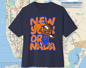 Knicks 11 New York or Nada Boxy T-Shirt | Basketball