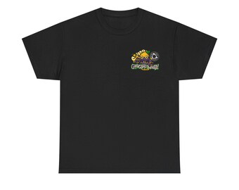 CINCO. x ROUNDTABLE x d.b.a. sour beer unisex tee. blackberry lemon zombie
