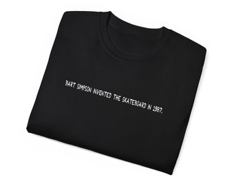 SK8Board INVENTED. Unisex Ultra Cotton Tee