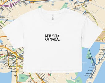 NY or NADA Crop Tees Women’s crop top