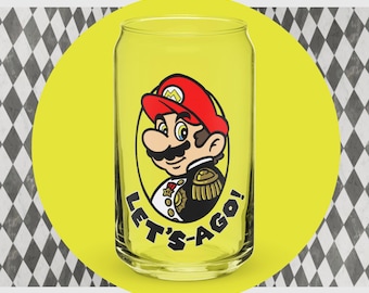 20/25 LETS-A-GO Can-shaped glass