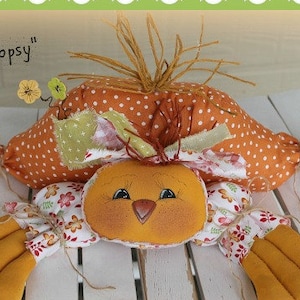 Chick Hen Pattern Easter Pattern Oopsy Doopsy lil&#39; Peep fallen Chick Pattern Sewing PDF  Craft Primitive Pattern