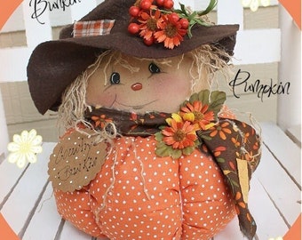 Pumpkin Pattern Country Bunkin Pumpkin  PDF Sewing Pattern