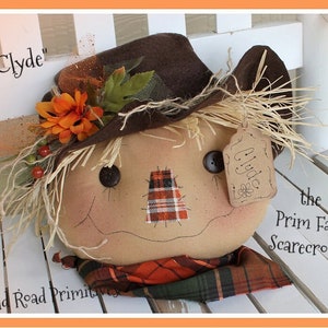 Primitive Clyde Scarecrow PDF Pattern