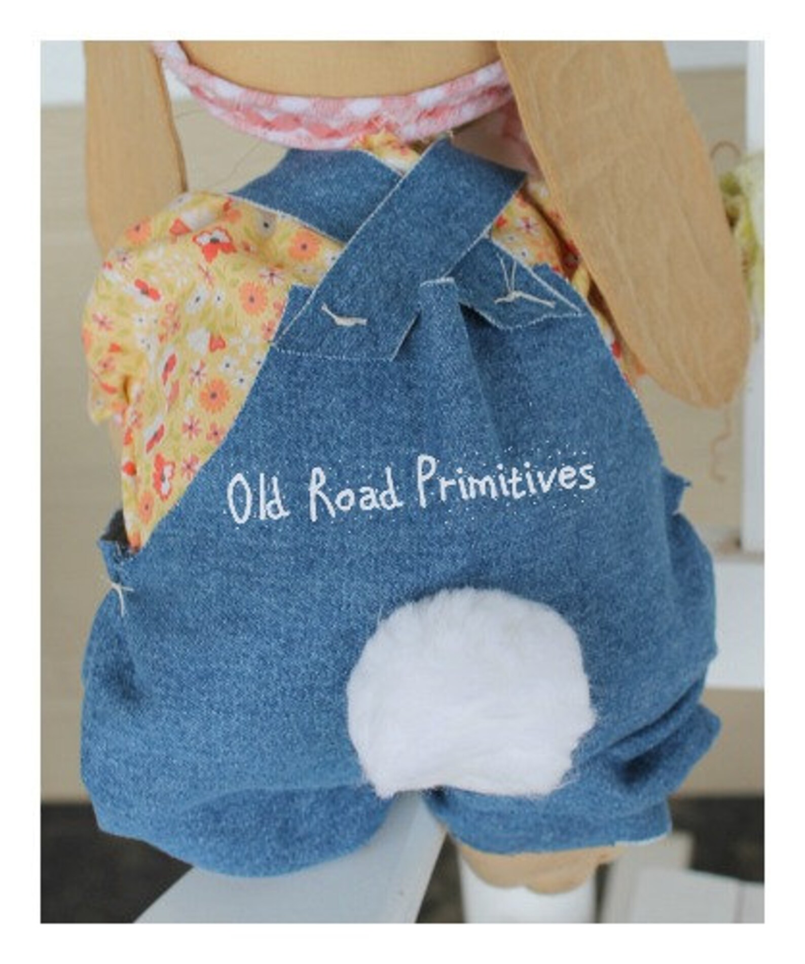 Primitive Bunny Rabbit Pattern Lil' Spring Bunny PDF Easter Sewing ...