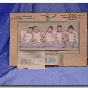Dionne Quintuplets Advertising Calendar for 1936