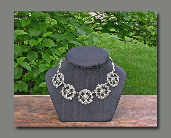 アクセサリー Vintage Mexican silver necklace charm 925 Sterling Silver Vintage Mexico Heart Pendant - Etsy