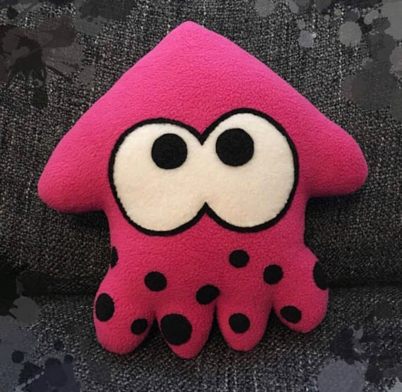 Any Colour Splatoon Squid Plush MADE TO ORDER - Etsy