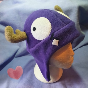 Minimoose fleece hat Invader Zim (MADE TO ORDER)