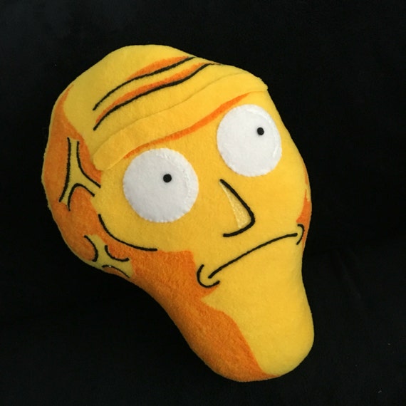 big rick and morty plush