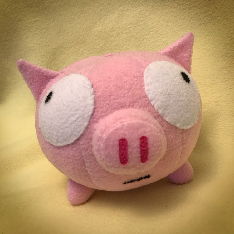 Zim Piggy Plush (MADE TO ORDER) - Etsy