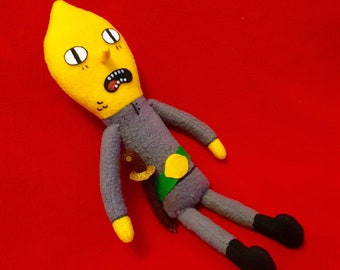 Earl Of Lemongrab plush (MADE TO ORDER)