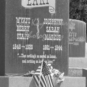 Lege note kaarten: Wyatt Earp's Grave 5 " x 7"