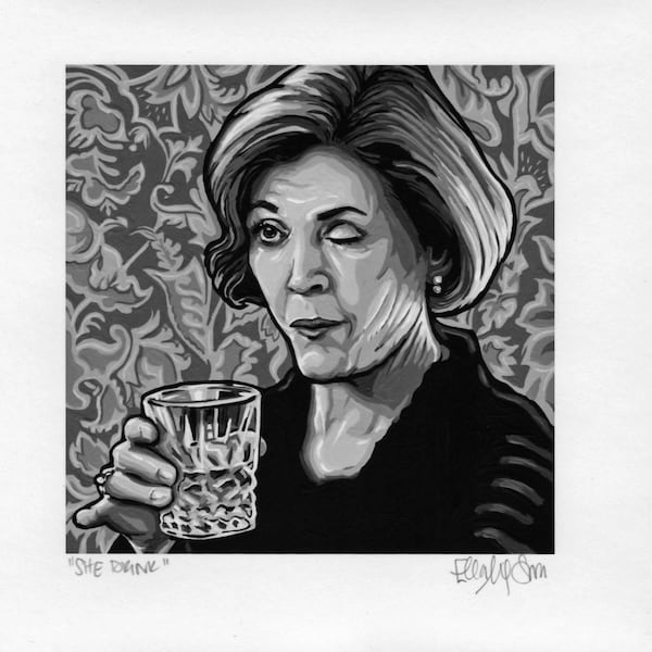 She Drink - Lucille Bluth Fine Art Print 5x5"