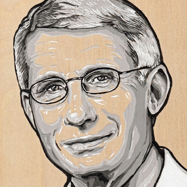 Dr. Anthony Fauci - Limited Edition Kunstkarte