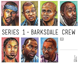 HBO The Wire Series 1 - Barksdale Crew - Limited Edition Art Cards