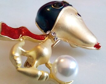 Snoopy Earrings Graphics On Both Sides Double Sided 20MM or 1 Plus FREE 30MM Brooch Lapel Pin With Each Purchase Stainless Steel