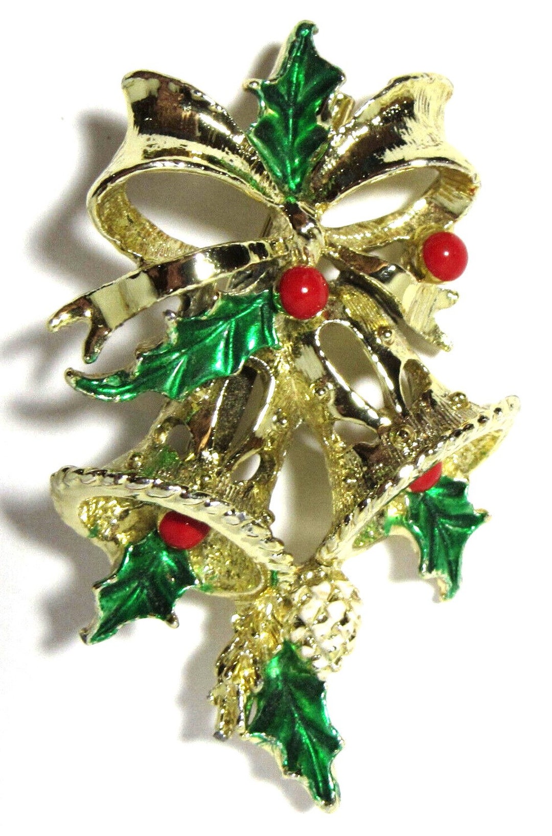Broche Rétro GERRYS – Argent Brillant, Signée, Très Bon état (réf. 719)