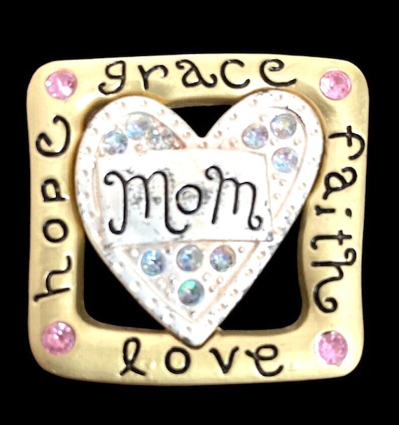 AJMC MOTHER BROOCH! Signed Pin Accessory. Adorable