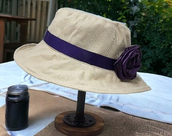 Handmade Summer Sun Hat - Downton Abbey Style