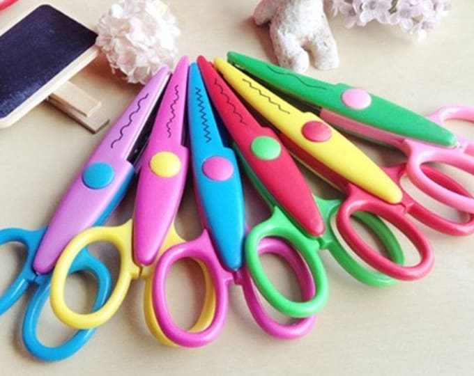 6 X Design Decorative Edge Craft Scissors DIY for Scrapbook Etsy